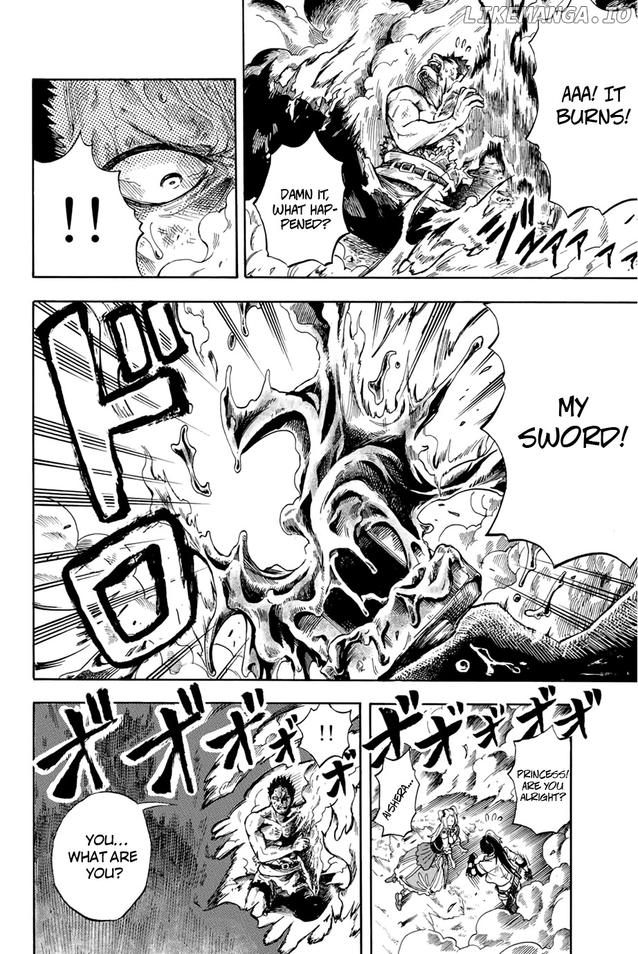 Jigoku no Gouka de Yaka re Tsuzuketa Shounen. Saikyou no Honou Tsukai to Natte Fukkatsu Suru. Chapter 1.2 - page 18