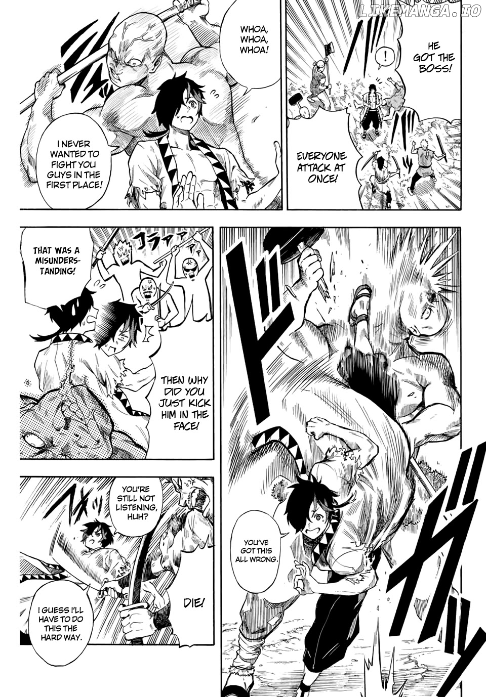Jigoku no Gouka de Yaka re Tsuzuketa Shounen. Saikyou no Honou Tsukai to Natte Fukkatsu Suru. Chapter 1.2 - page 7