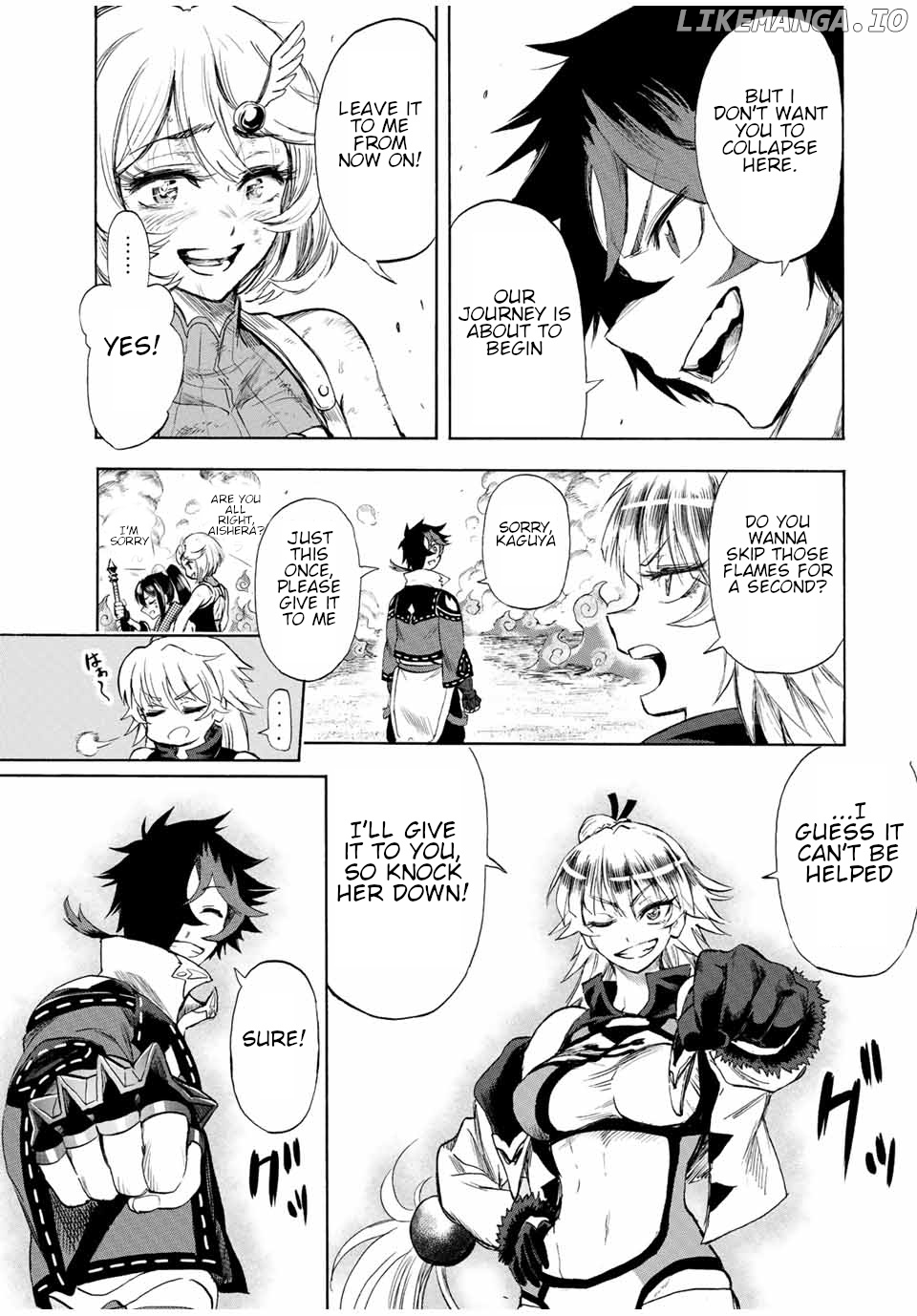 Jigoku no Gouka de Yaka re Tsuzuketa Shounen. Saikyou no Honou Tsukai to Natte Fukkatsu Suru. Chapter 105 - page 8