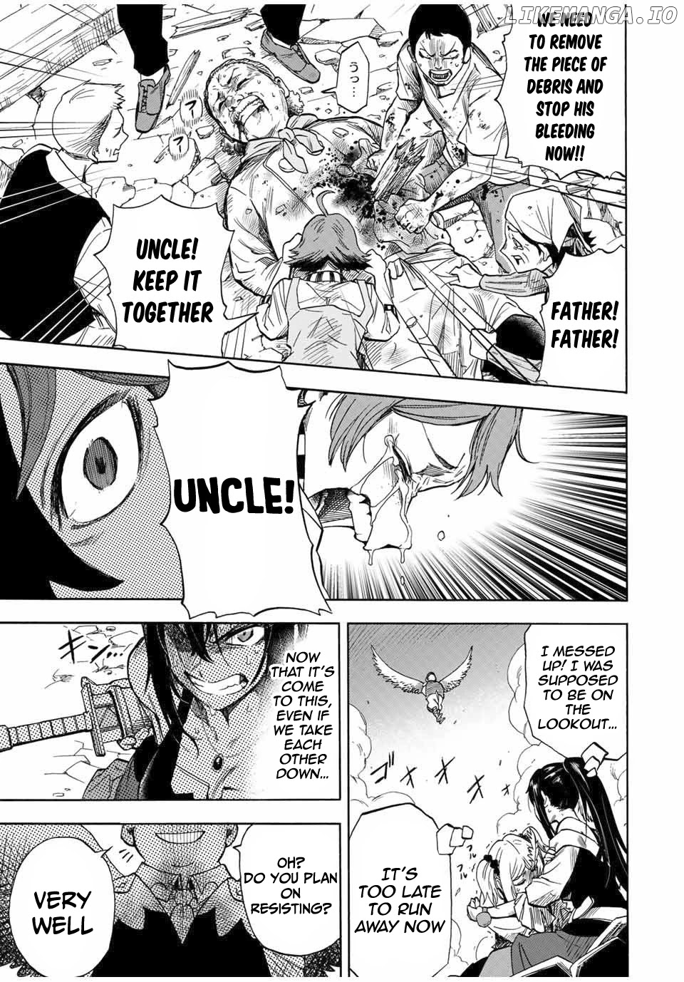 Jigoku no Gouka de Yaka re Tsuzuketa Shounen. Saikyou no Honou Tsukai to Natte Fukkatsu Suru. Chapter 14 - page 8