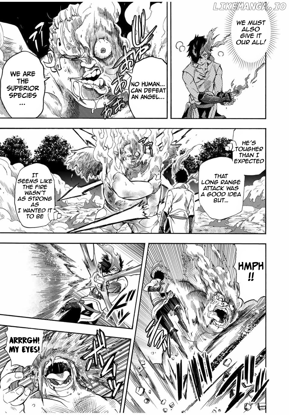 Jigoku no Gouka de Yaka re Tsuzuketa Shounen. Saikyou no Honou Tsukai to Natte Fukkatsu Suru. Chapter 17 - page 8