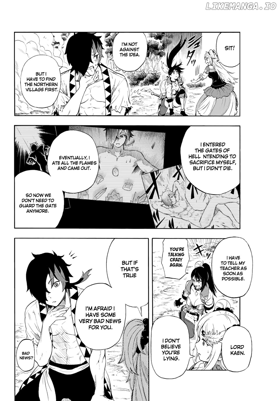 Jigoku no Gouka de Yaka re Tsuzuketa Shounen. Saikyou no Honou Tsukai to Natte Fukkatsu Suru. Chapter 2 - page 8