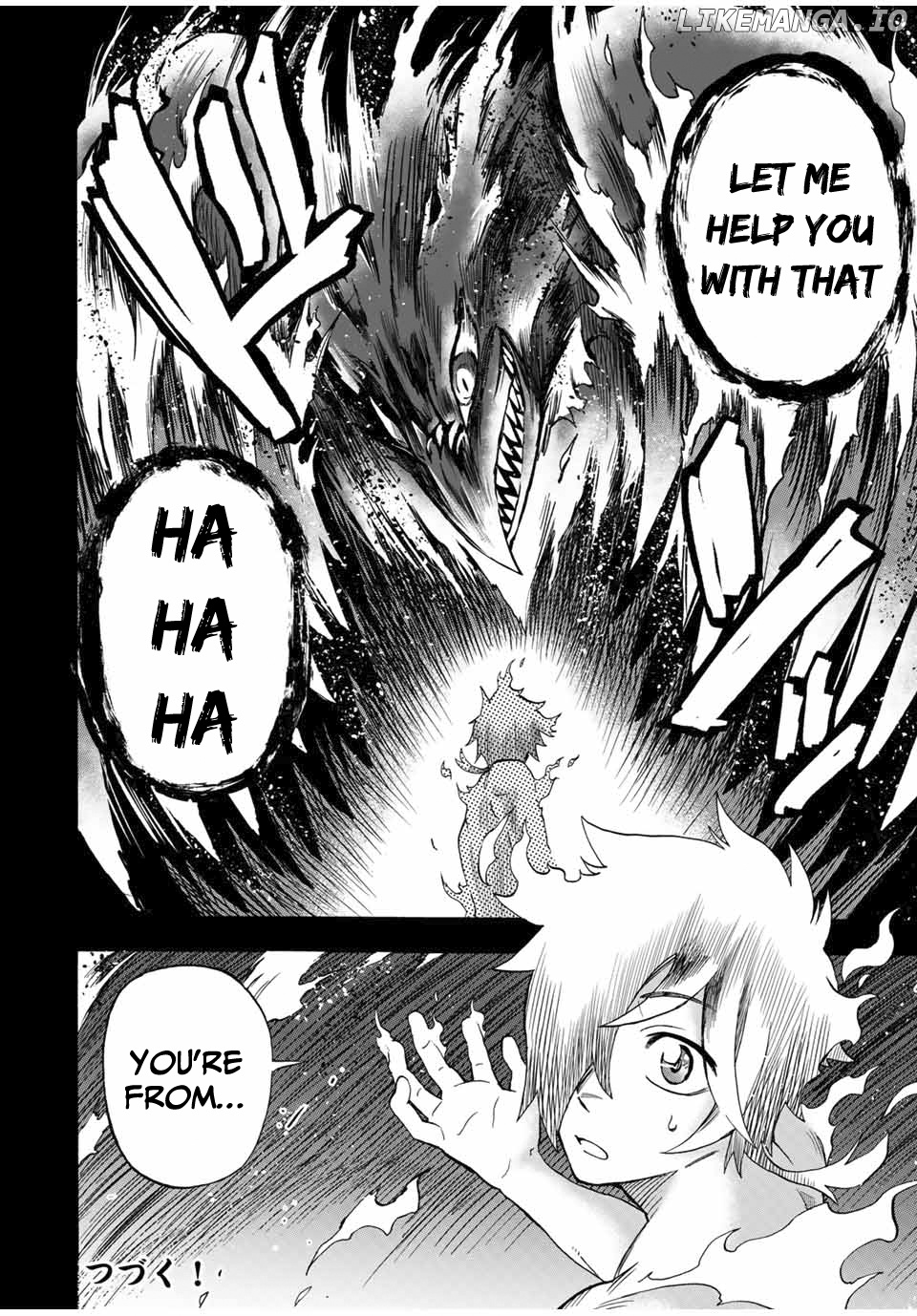 Jigoku no Gouka de Yaka re Tsuzuketa Shounen. Saikyou no Honou Tsukai to Natte Fukkatsu Suru. Chapter 24 - page 13