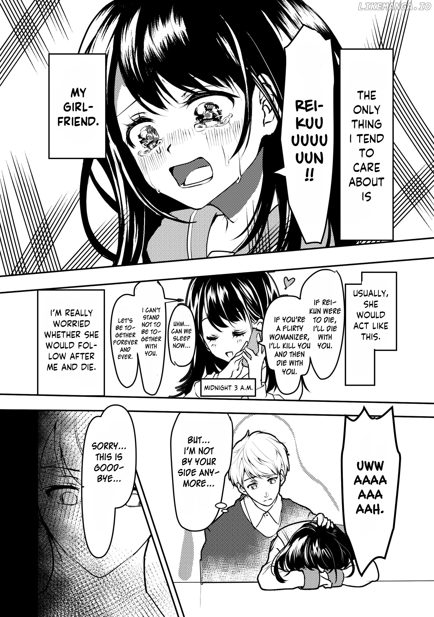 My Yandere Girlfriend Won't Let Me Rest in Peace chapter 1 - page 2