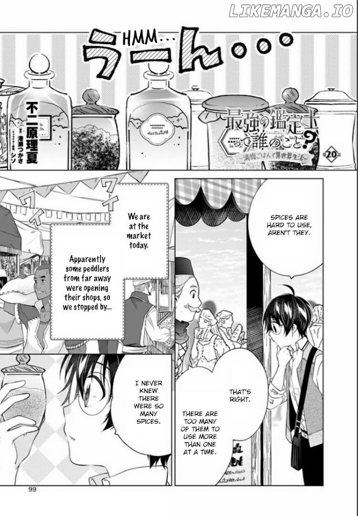Saikyou no Kanteishi tte Dare no koto? ~Manpuku gohan de Isekai Seikatsu~ chapter 20 - page 2