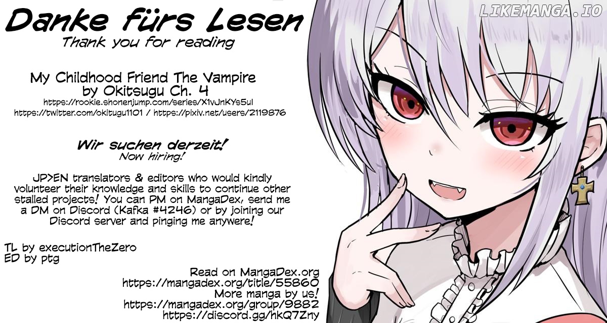 My Childhood Friend The Vampire. chapter 4 - page 5