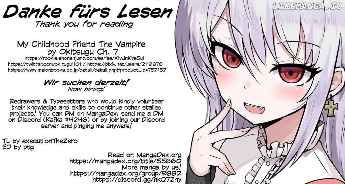 My Childhood Friend The Vampire. chapter 7 - page 7