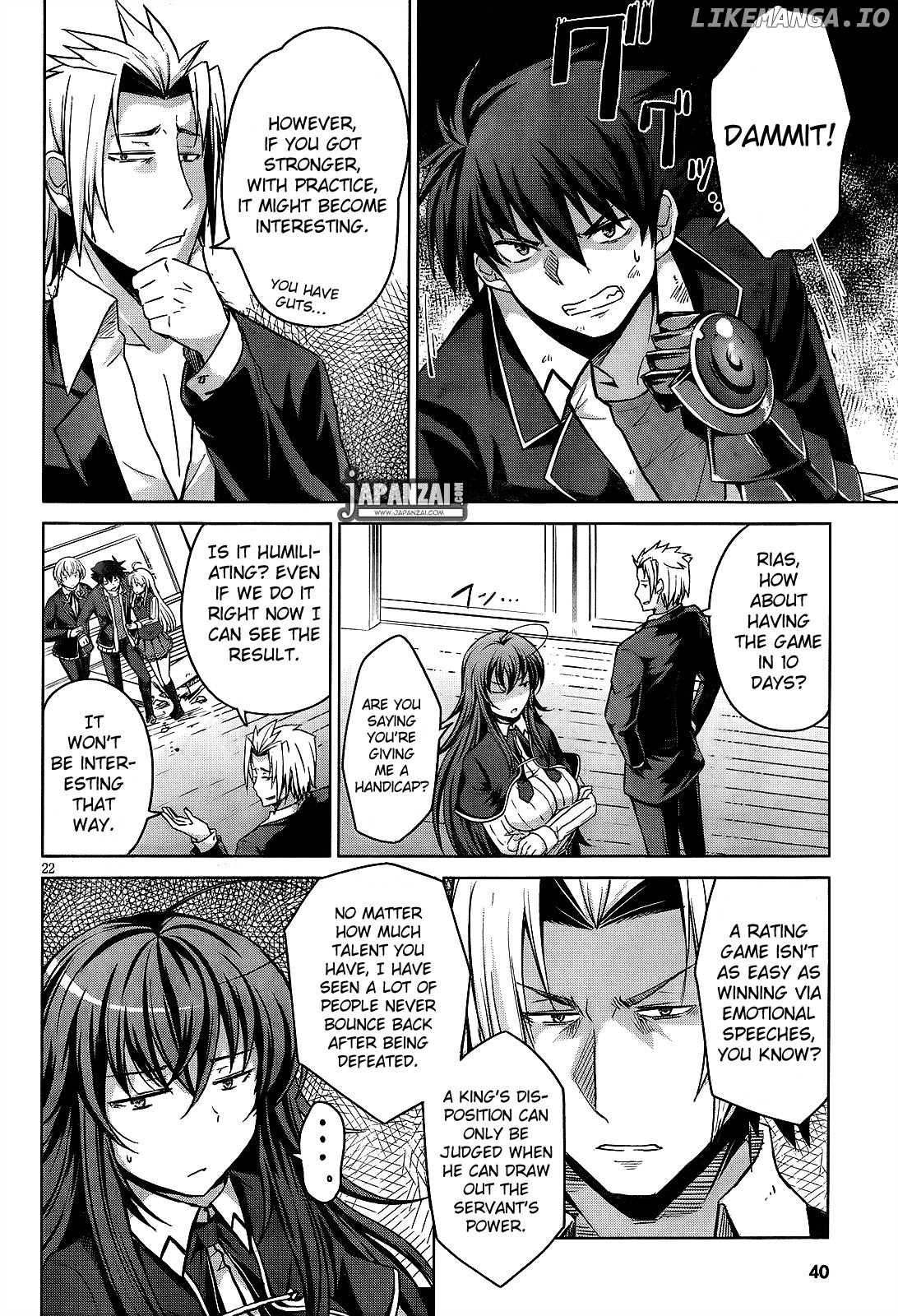 High-School DxD Chapter 14 - page 28