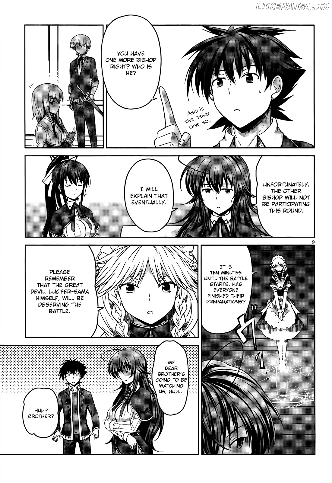 High-School DxD Chapter 17 - page 10