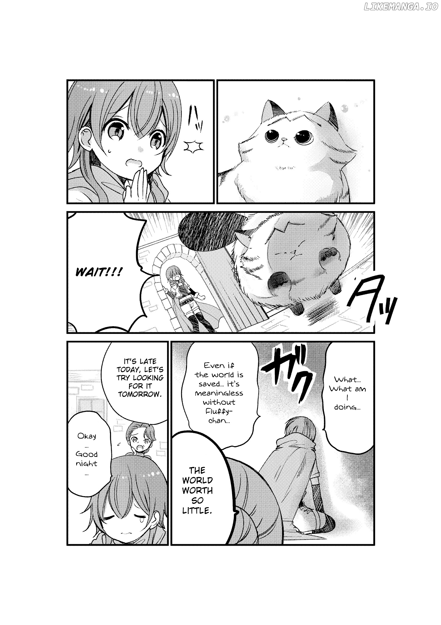 A story about a cat reincarnated in a different world where there are no cats. chapter 5 - page 3