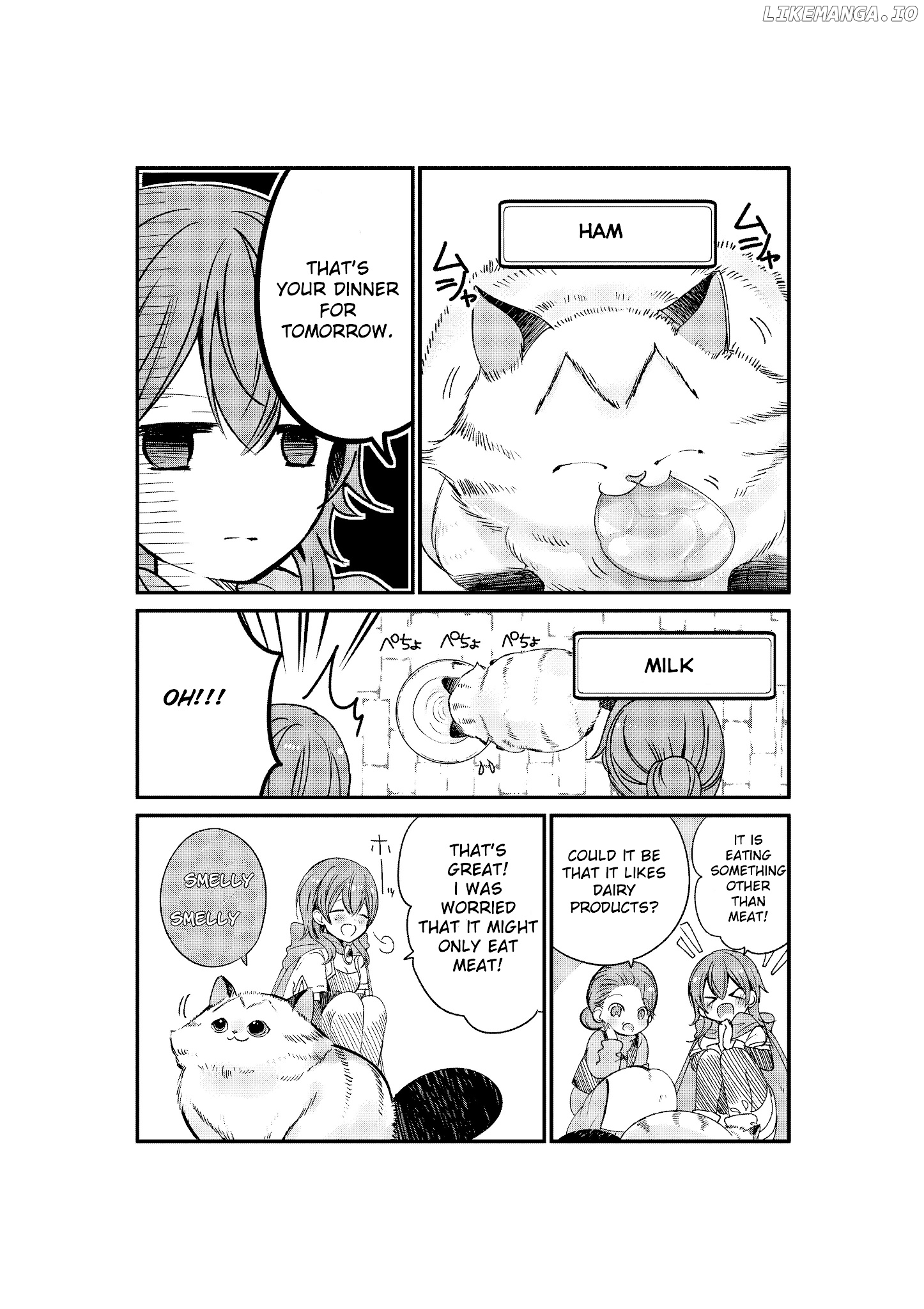 A story about a cat reincarnated in a different world where there are no cats. chapter 3 - page 3