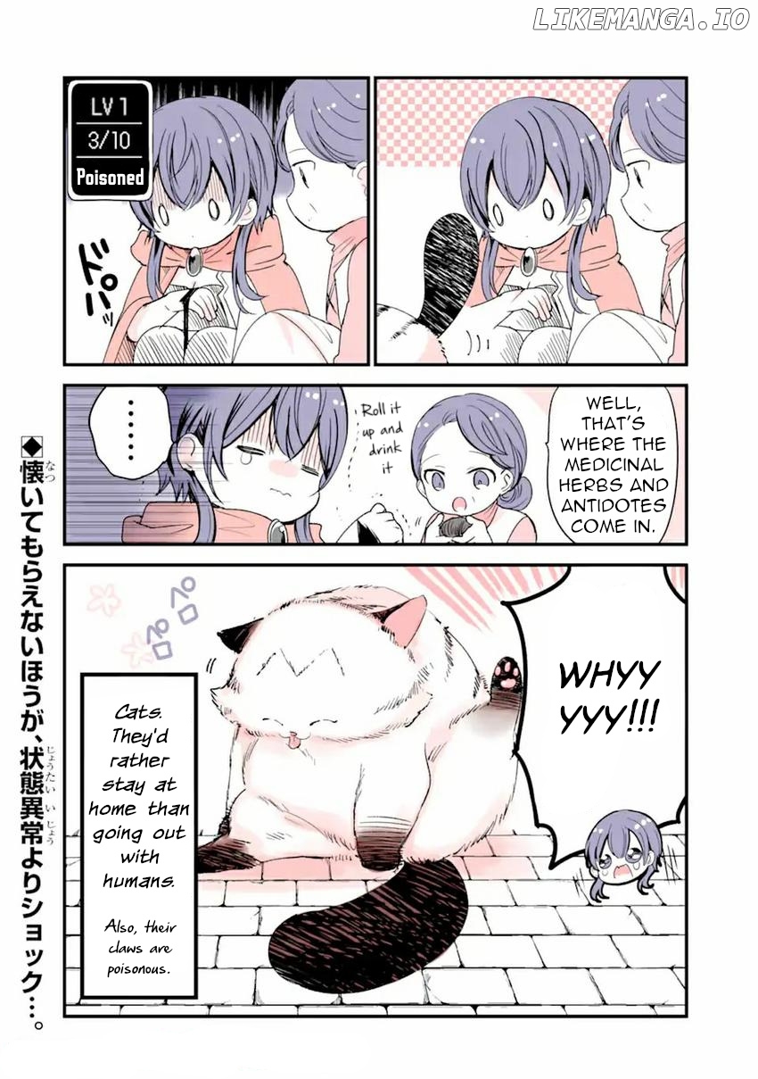 A story about a cat reincarnated in a different world where there are no cats. chapter 10 - page 4