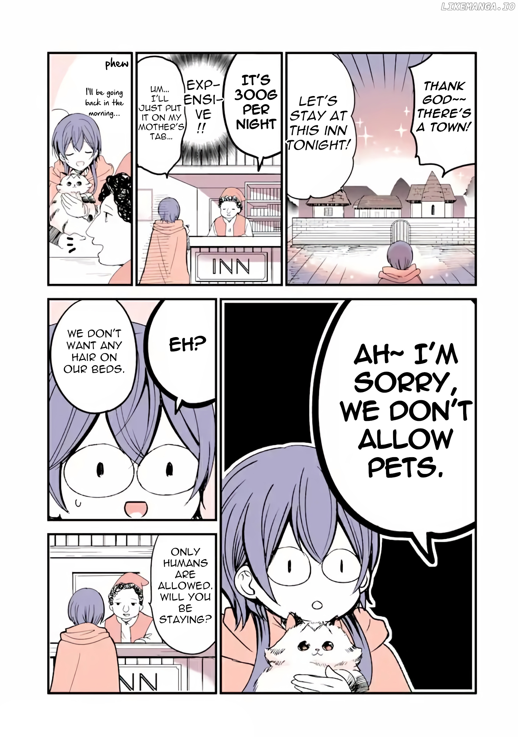A story about a cat reincarnated in a different world where there are no cats. chapter 12 - page 3