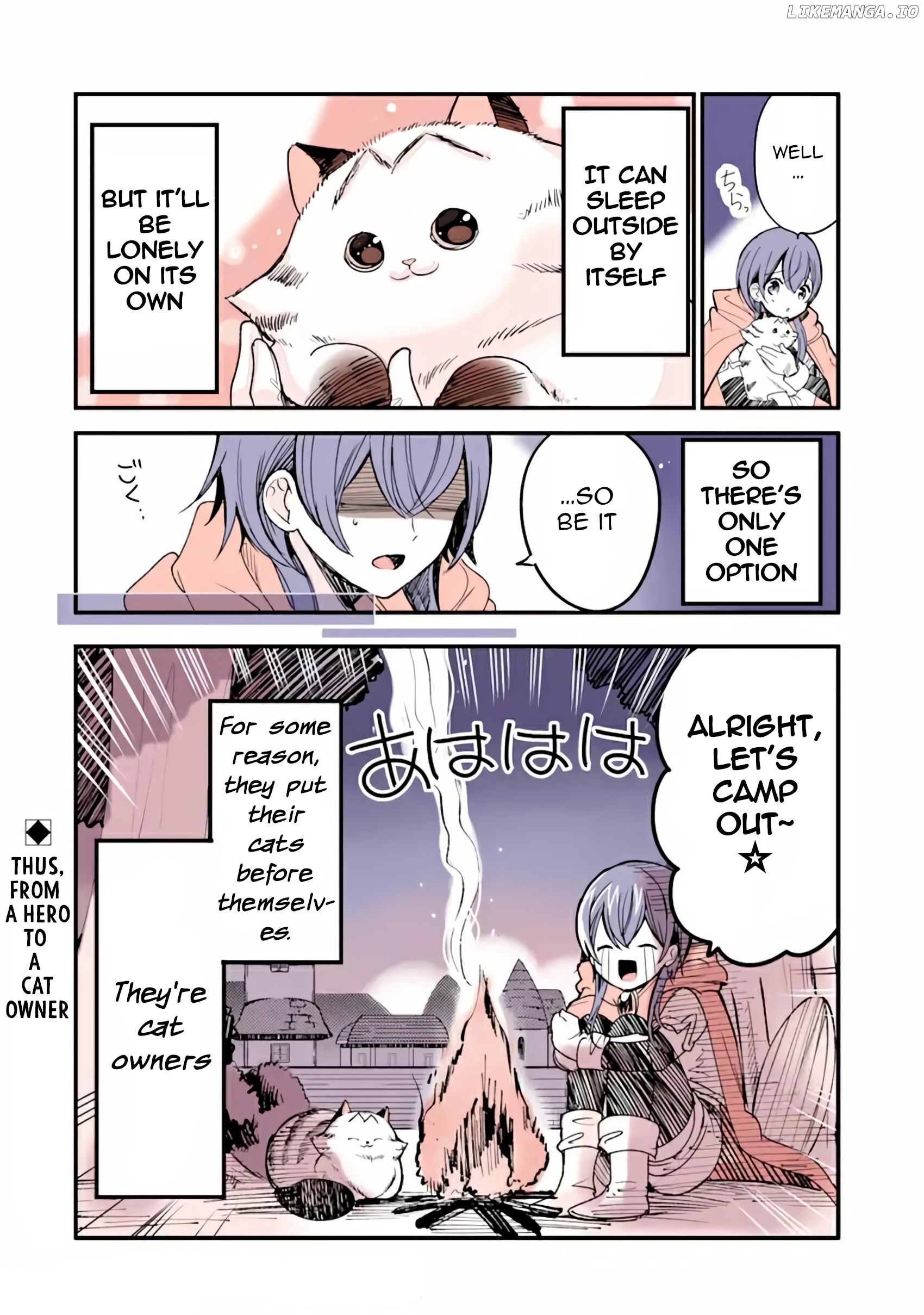 A story about a cat reincarnated in a different world where there are no cats. chapter 12 - page 4