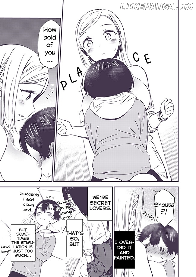 Secret Gyaru x Shota couple chapter 4 - page 4