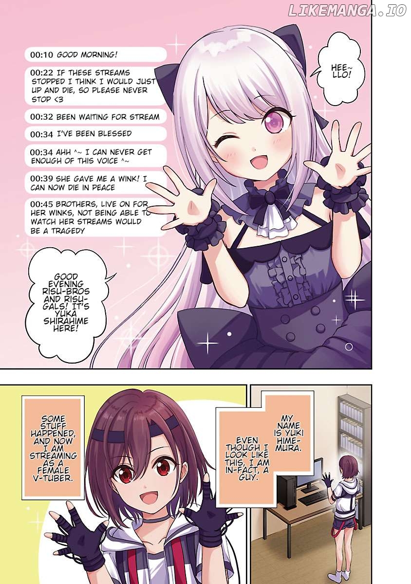 Shitsurenshita node Vtuber Hajimetara Toshiue no Onee-san ni Motemashita Chapter 1 - page 1