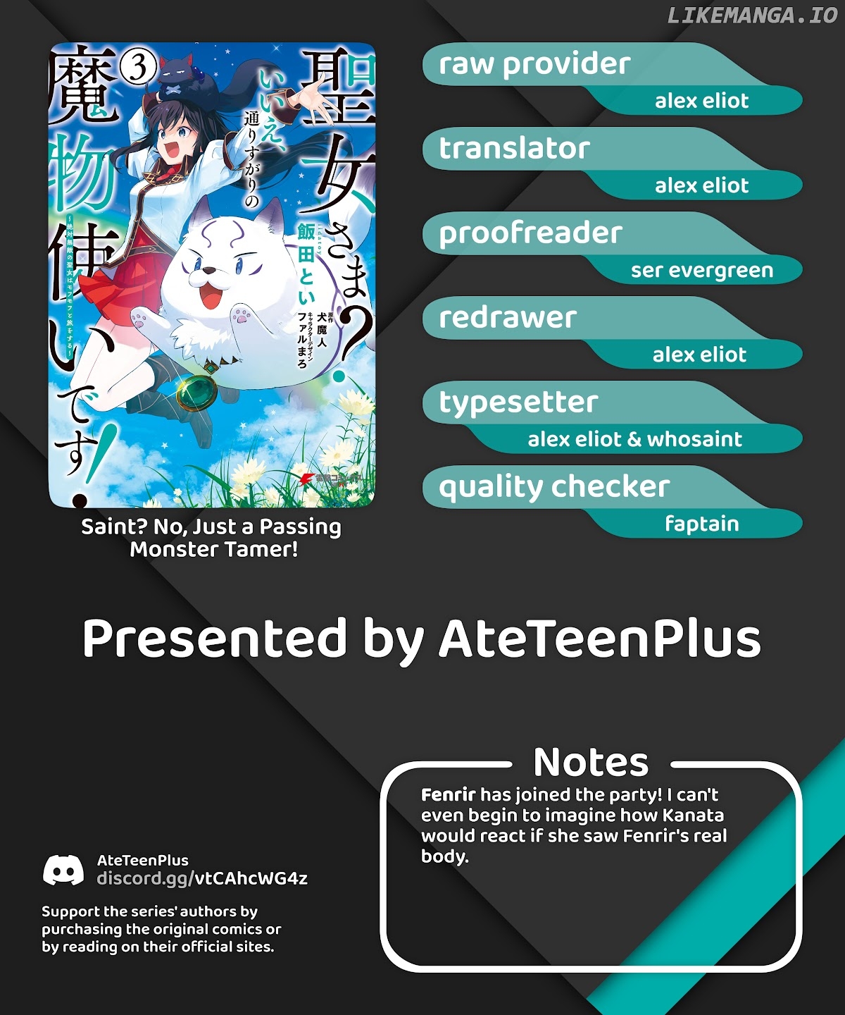 Saint? No, Just A Passing Monster Tamer! ~The Completely Unparalleled Saint Travels With Fluffies~ chapter 9 - page 26