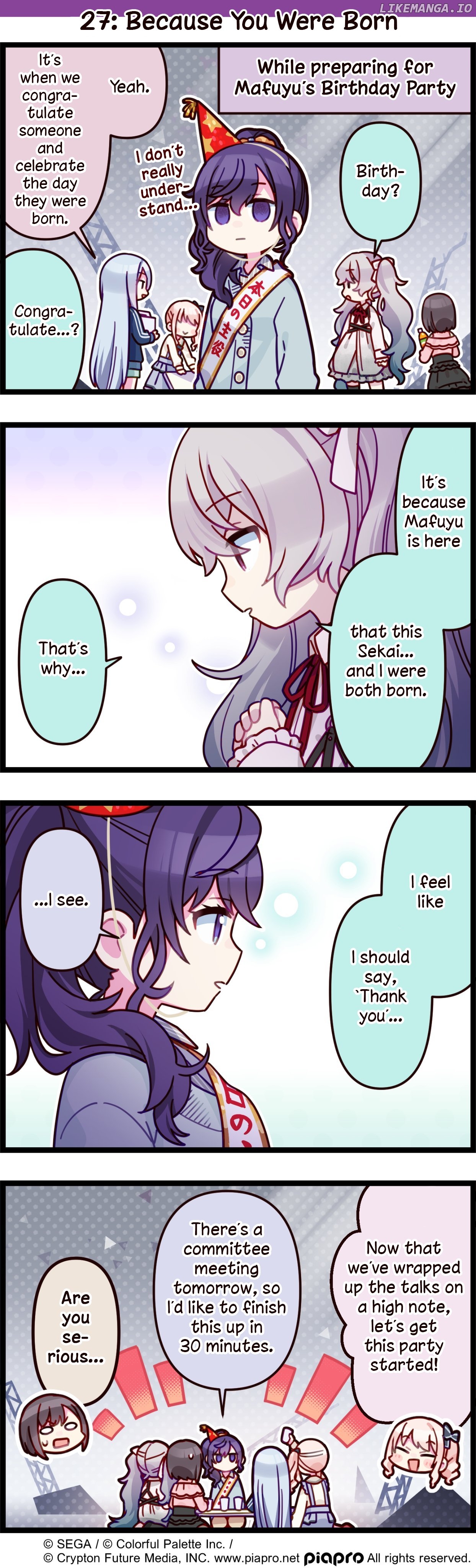 Sekai no 4koma chapter 27 - page 1