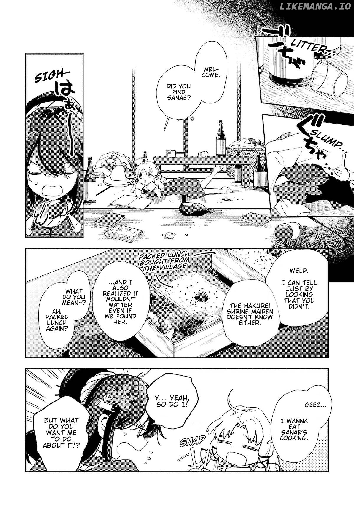 Touhou - Sanae-San Is On The Run! chapter 3.2 - page 6