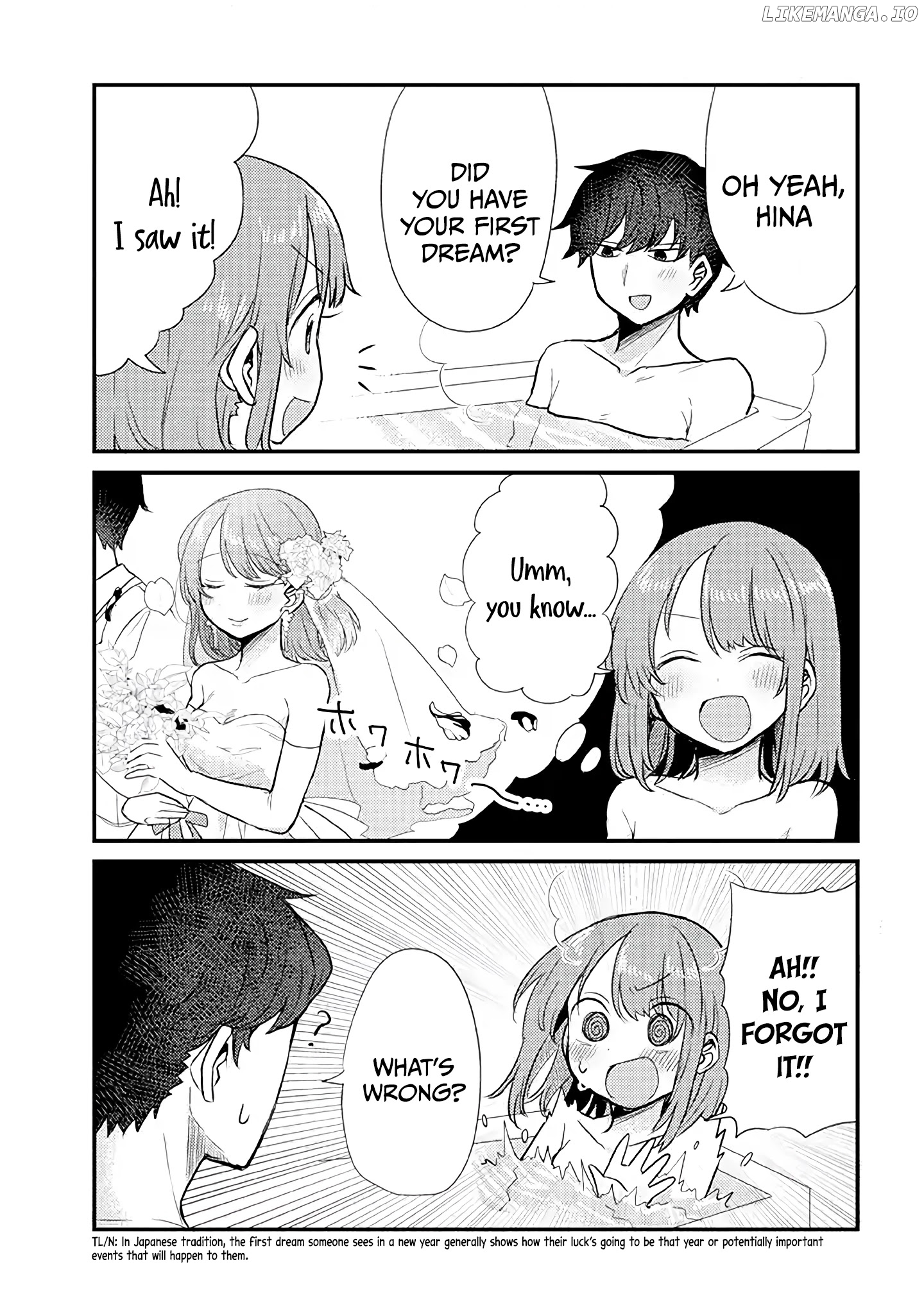 Girlfriend Who Absolutely Doesn’T Want To Take A Bath Vs Boyfriend Who Absolutely Wants Her To Take A Bath chapter 26.5 - page 1