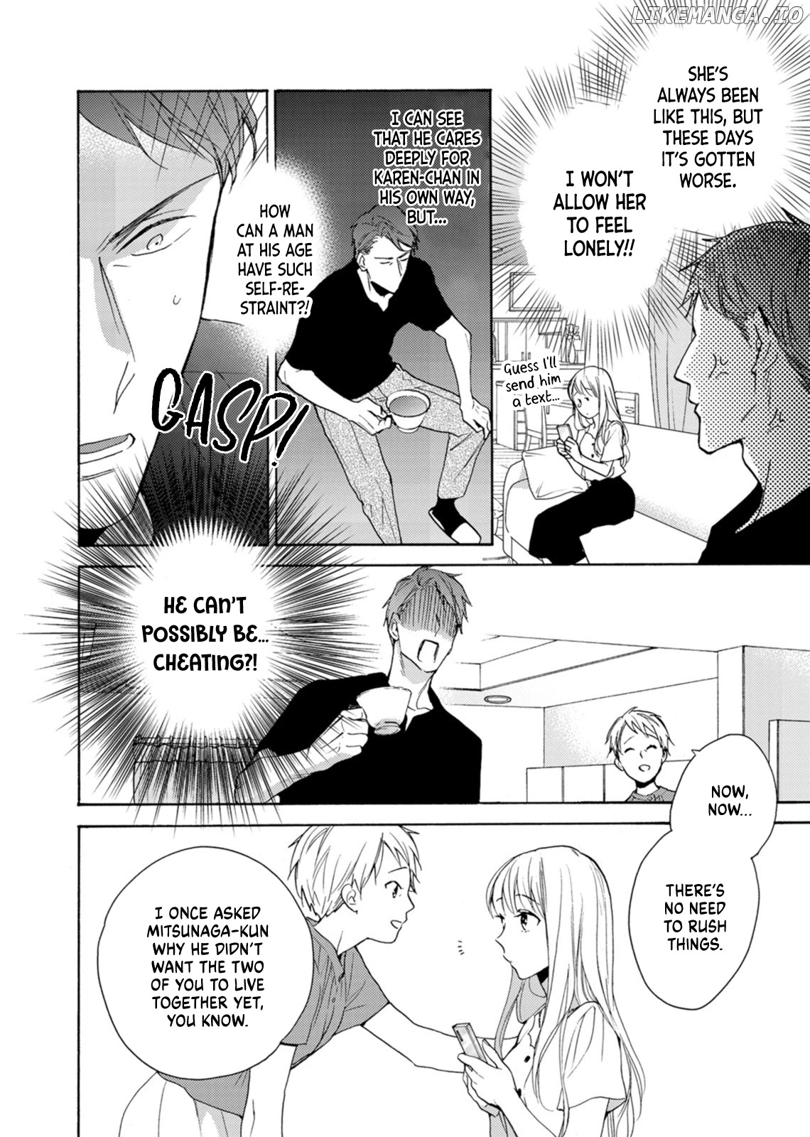 Mitsunaga Ougo is Trying to Control Himself chapter 8 - page 4