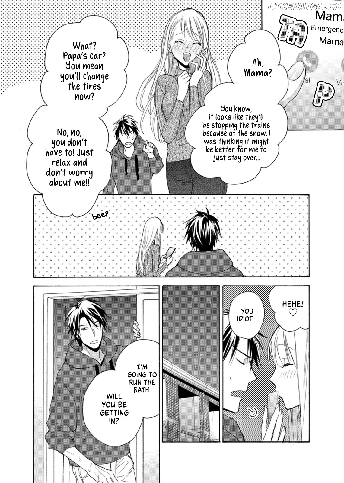 Mitsunaga Ougo is Trying to Control Himself chapter 8.5 - page 3