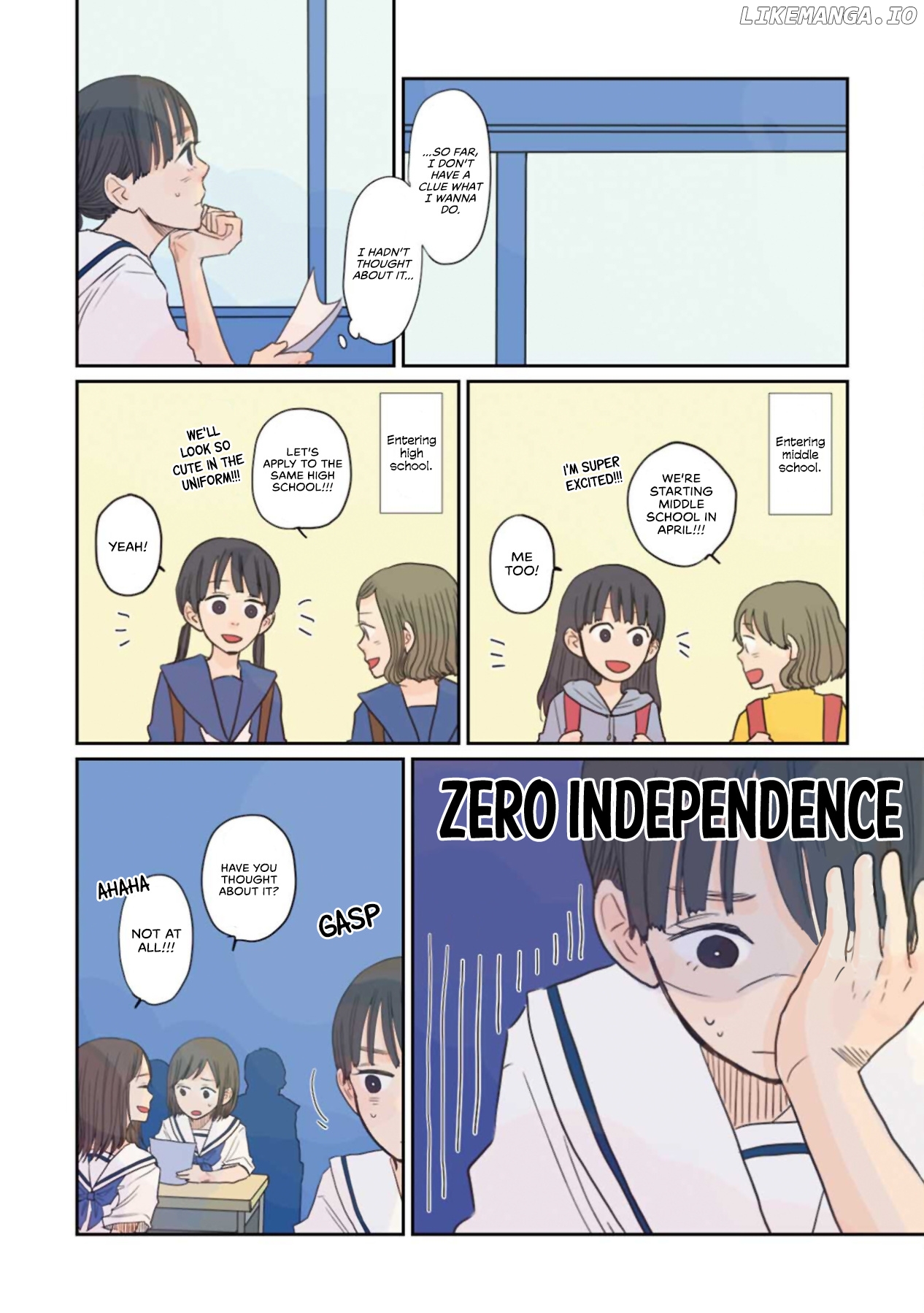 Sore Wa, Kimi Ga Mita Ao Datta chapter 34.1 - page 2