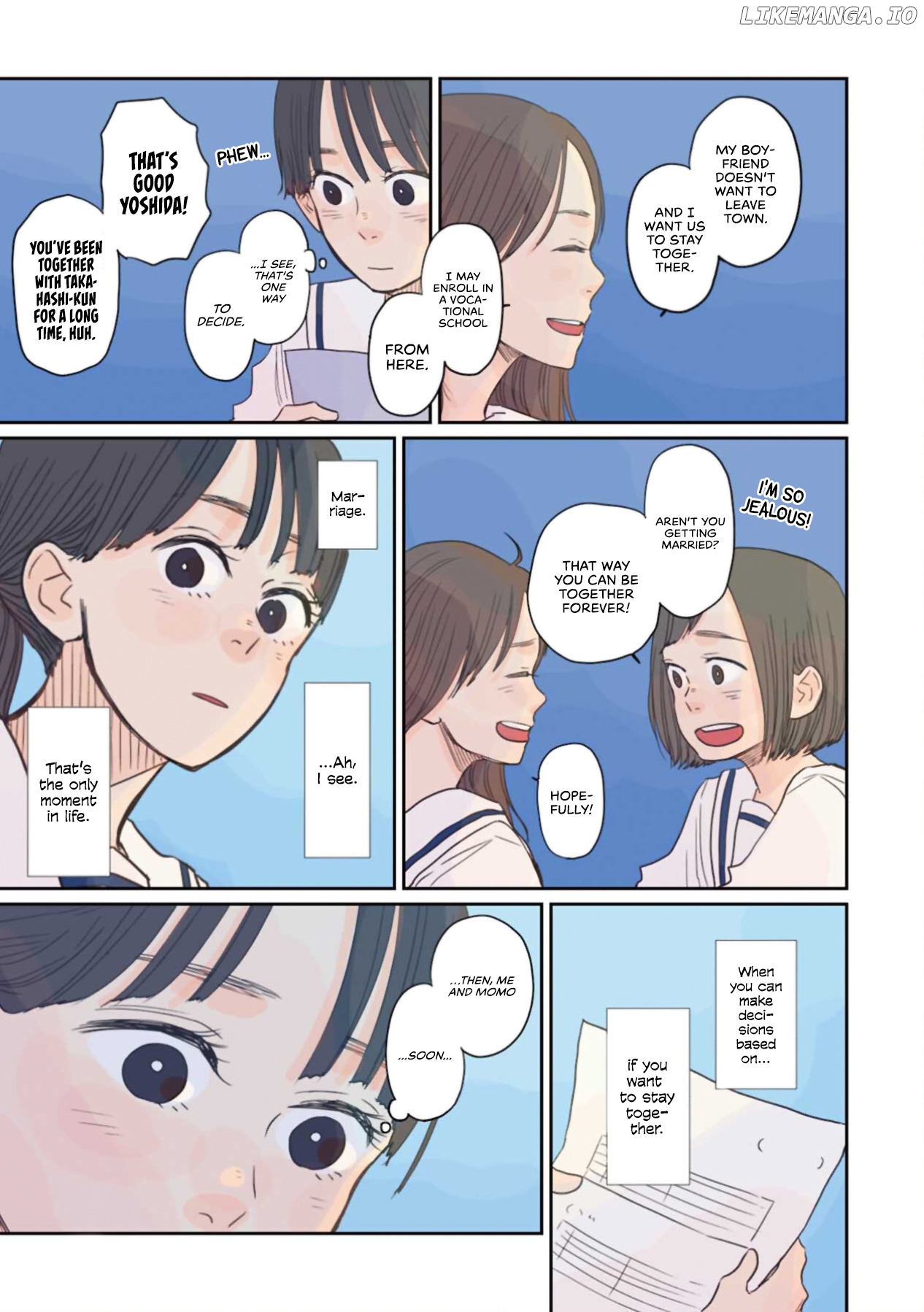 Sore Wa, Kimi Ga Mita Ao Datta chapter 34.1 - page 3