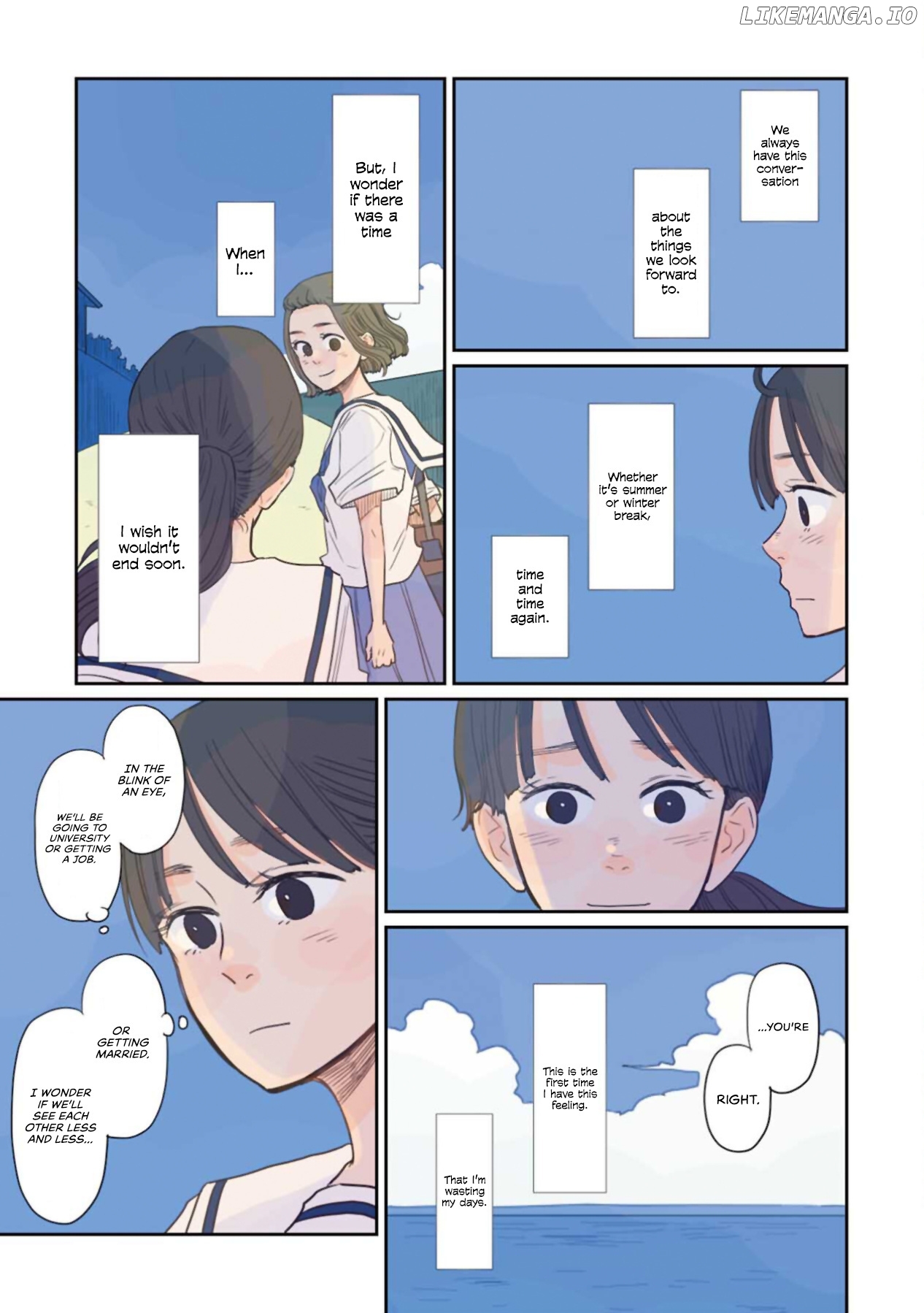Sore Wa, Kimi Ga Mita Ao Datta chapter 34.1 - page 5