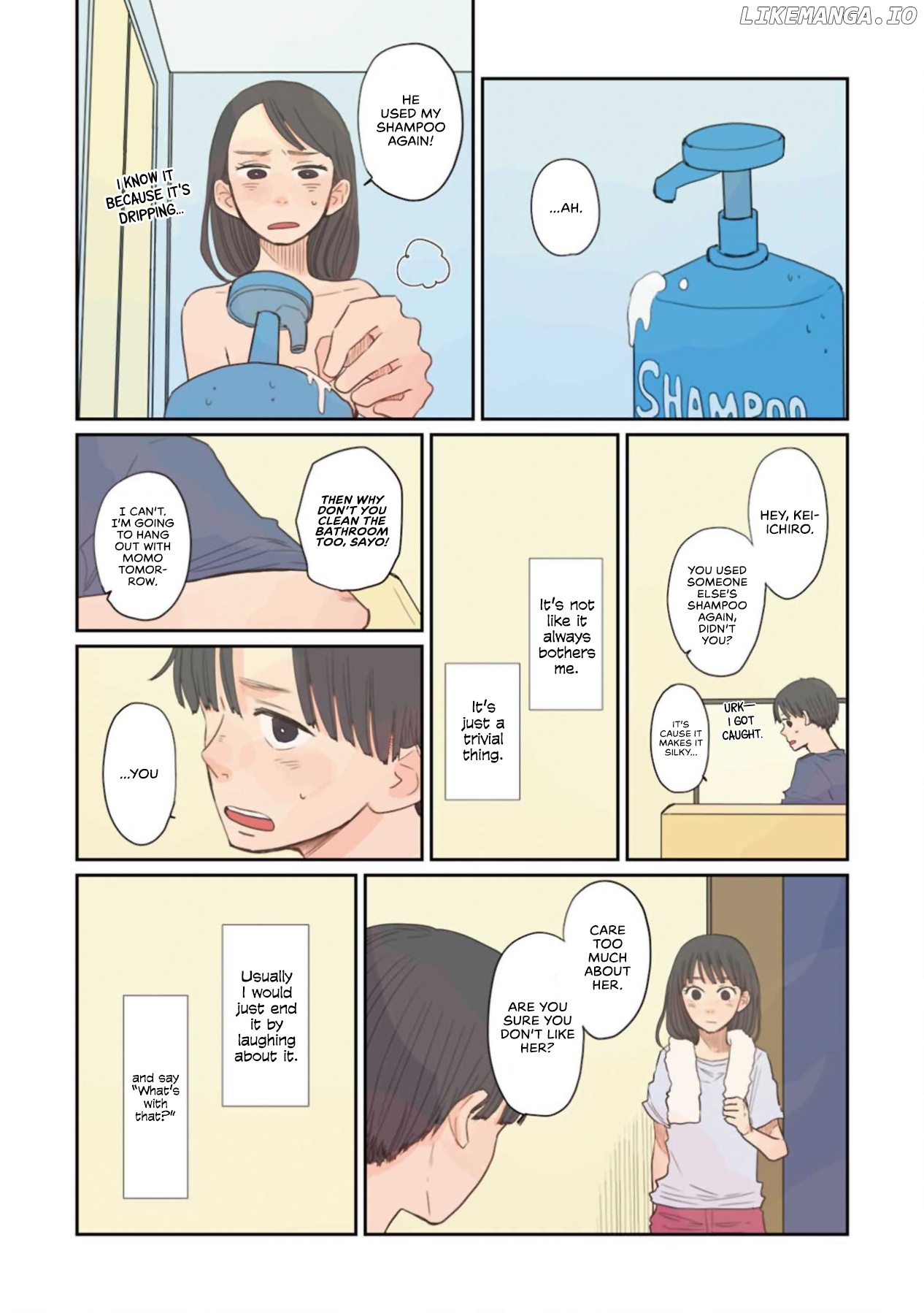 Sore Wa, Kimi Ga Mita Ao Datta chapter 34.1 - page 8