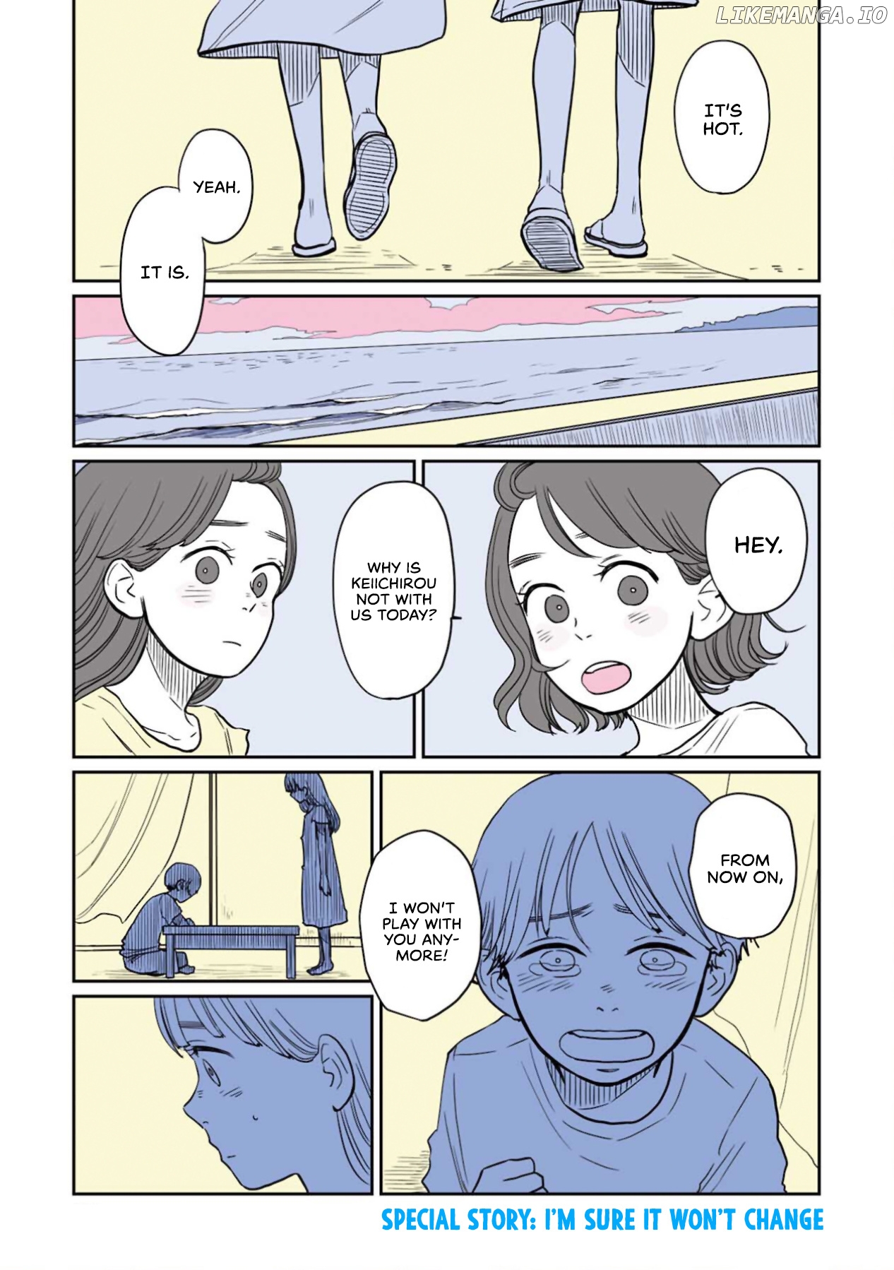 Sore Wa, Kimi Ga Mita Ao Datta chapter 34.2 - page 1