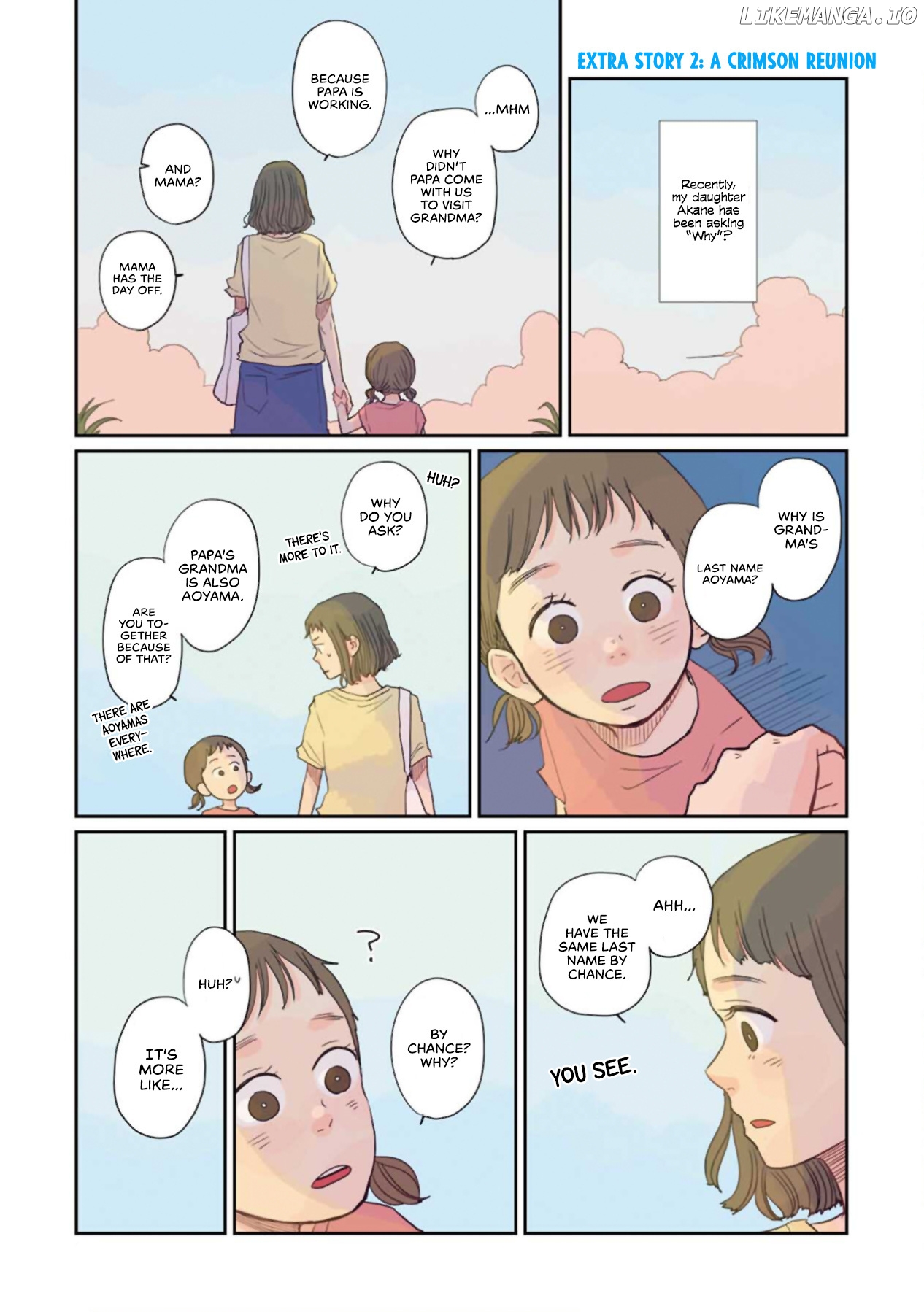 Sore Wa, Kimi Ga Mita Ao Datta chapter 34.4 - page 1