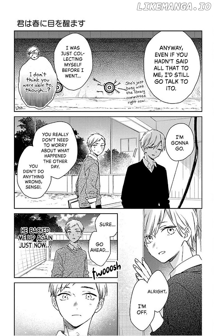Kimi Wa Haru Ni Me Wo Samasu chapter 38 - page 30