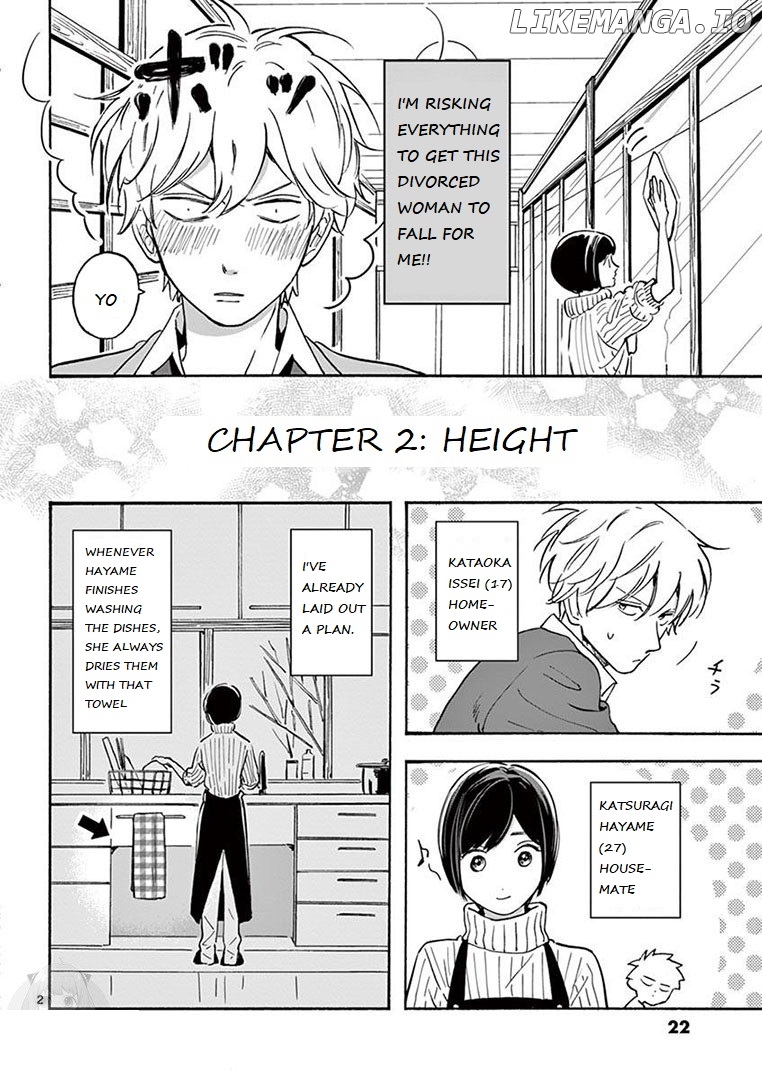 Batsu Ichi Arasa Joshi To Danshi Kokosei chapter 2 - page 2
