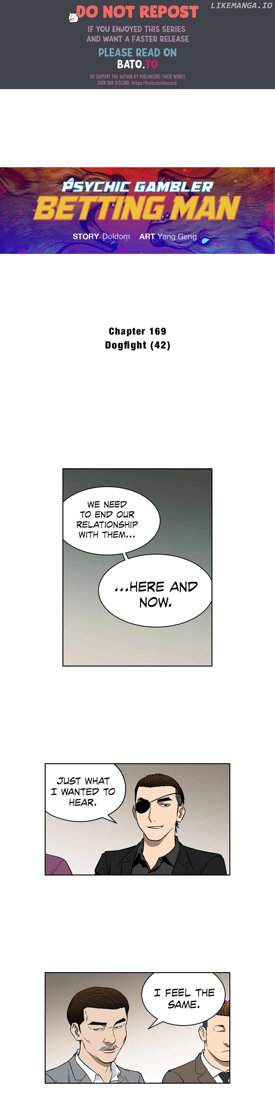 Psychic Gambler: Betting Man chapter 169 - page 1