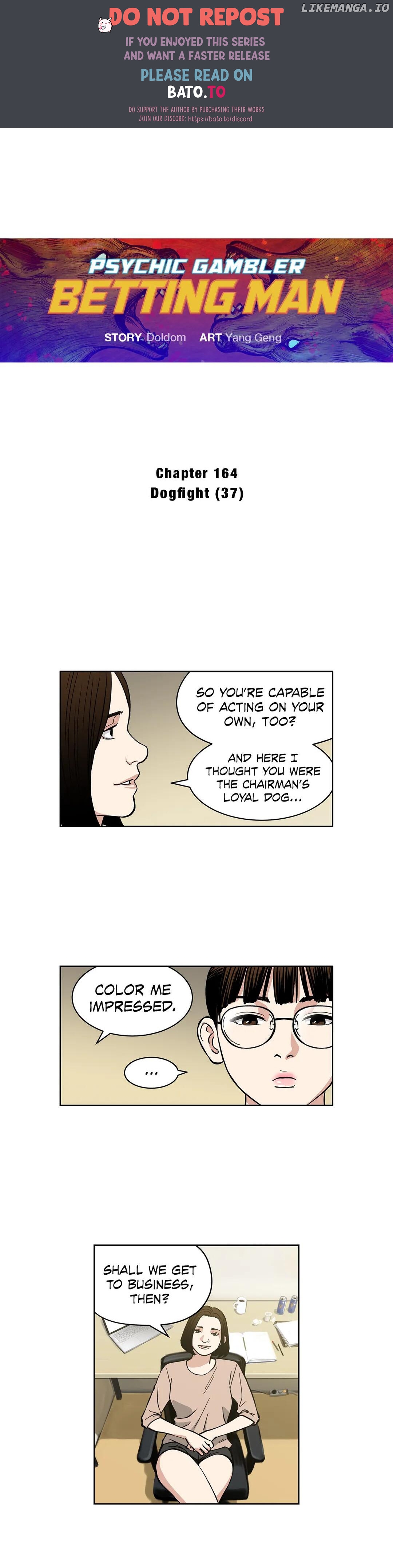 Psychic Gambler: Betting Man chapter 164 - page 1