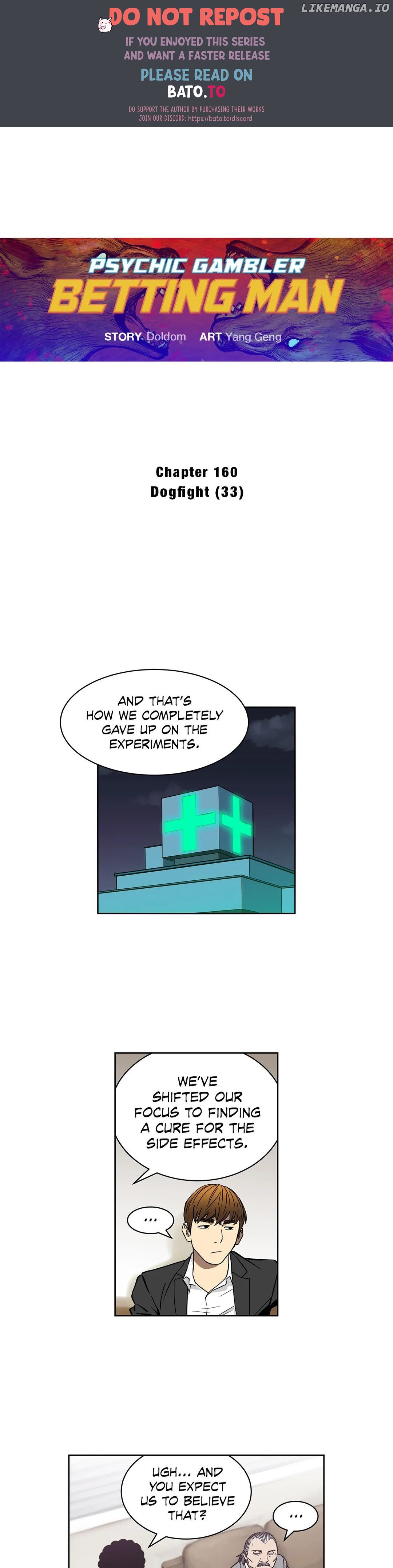 Psychic Gambler: Betting Man chapter 160 - page 1