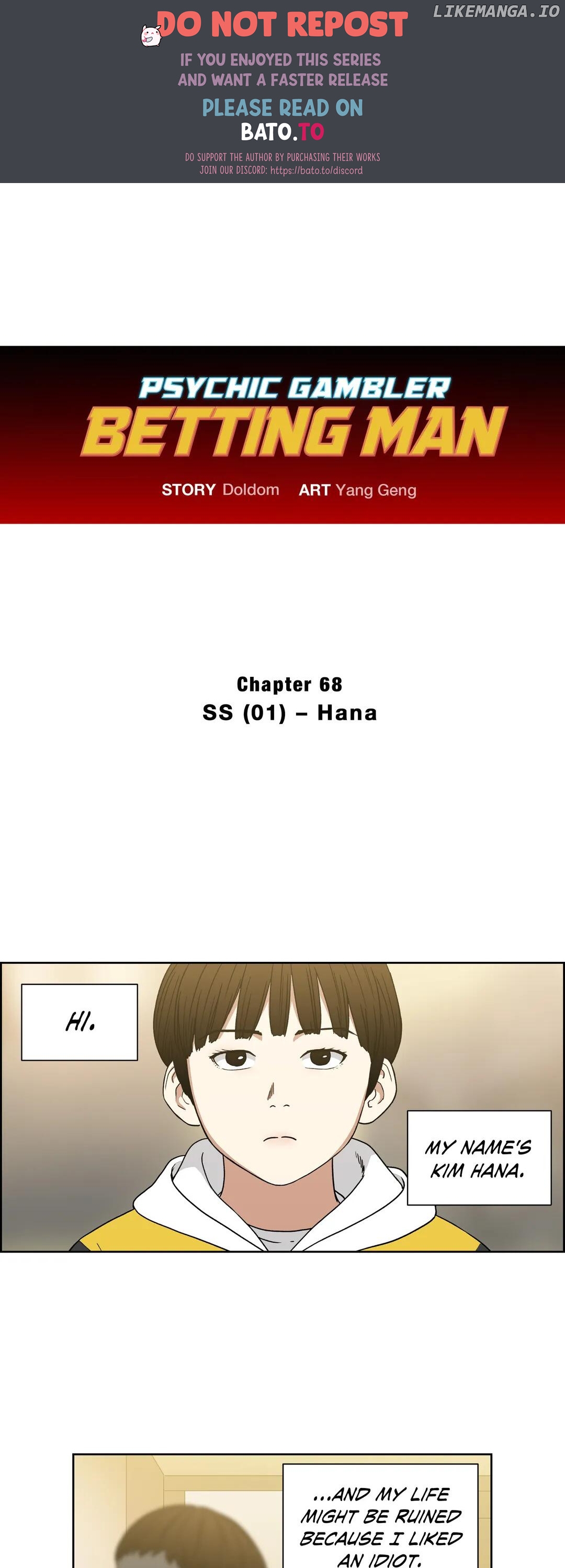 Psychic Gambler: Betting Man chapter 68 - page 1