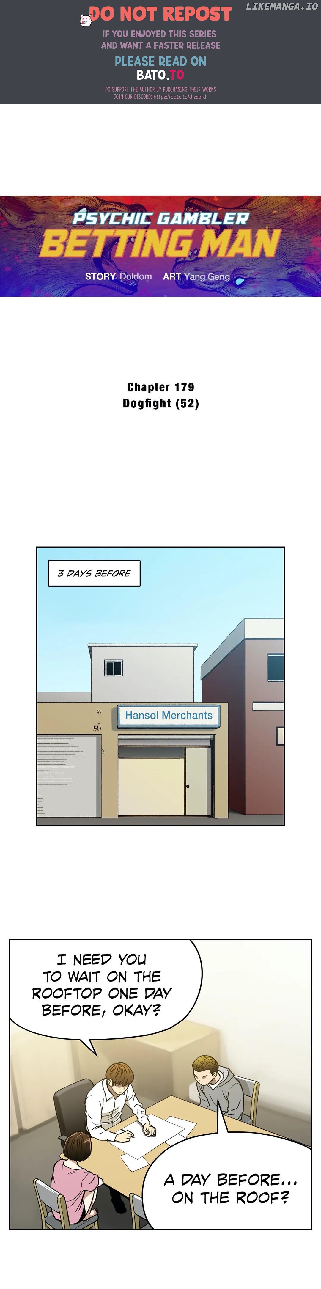 Psychic Gambler: Betting Man chapter 179 - page 1