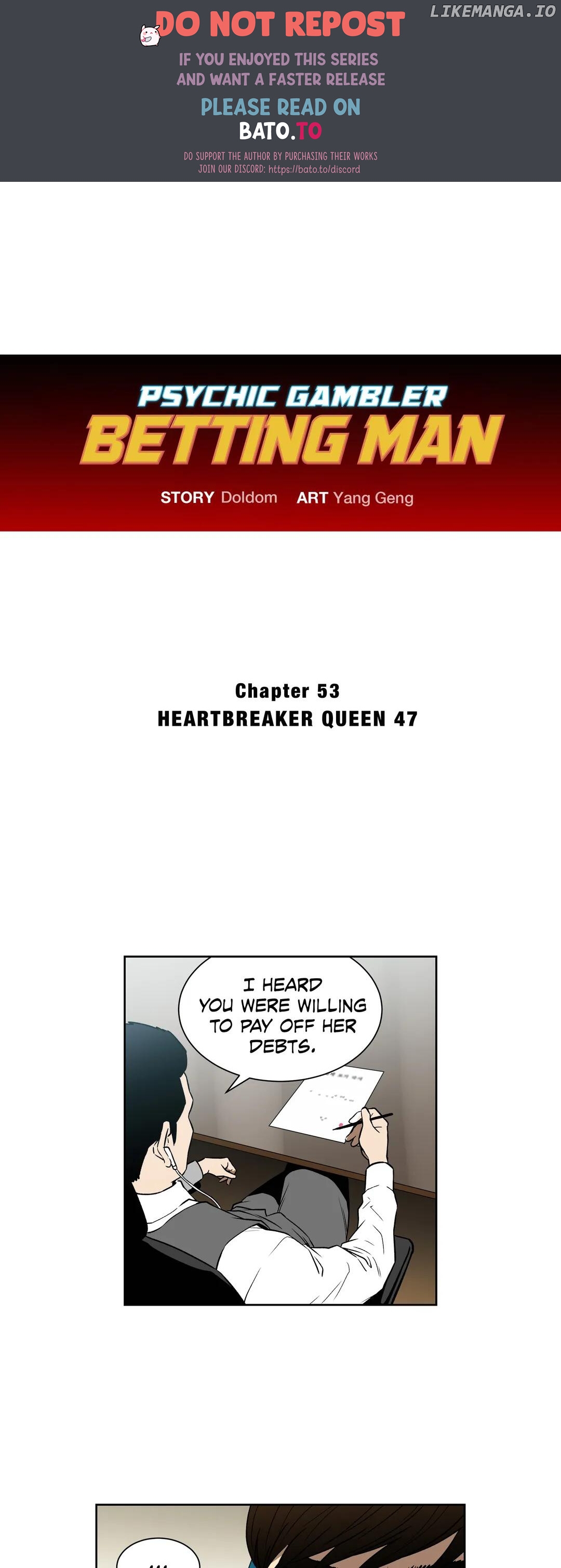 Psychic Gambler: Betting Man chapter 53 - page 1