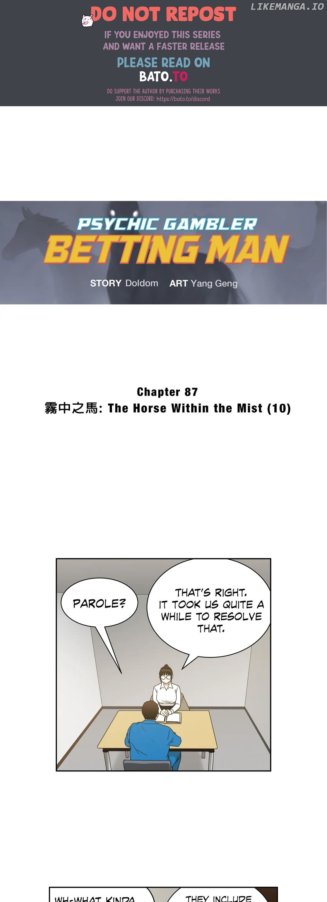 Psychic Gambler: Betting Man chapter 87 - page 1