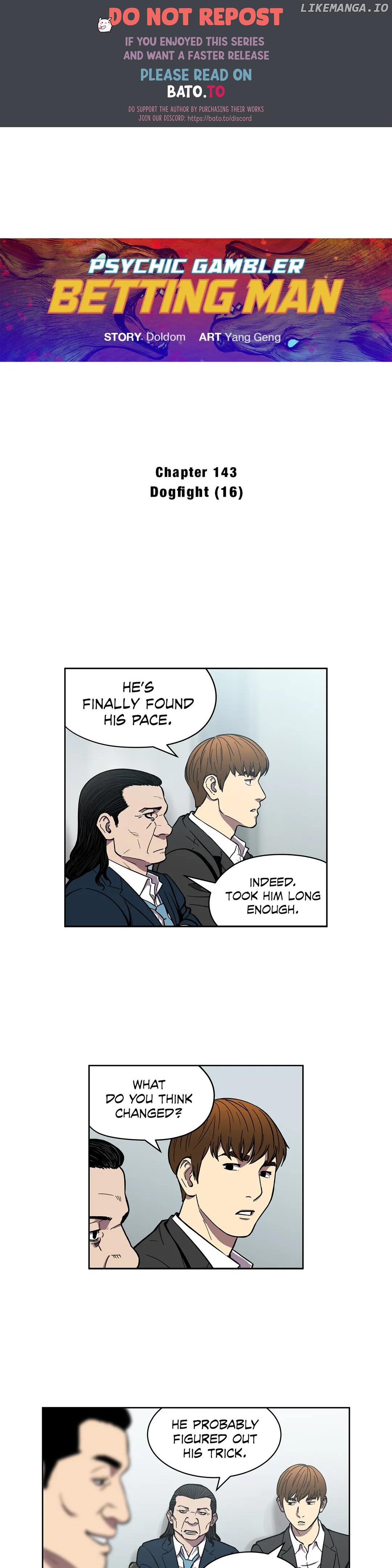 Psychic Gambler: Betting Man chapter 143 - page 1