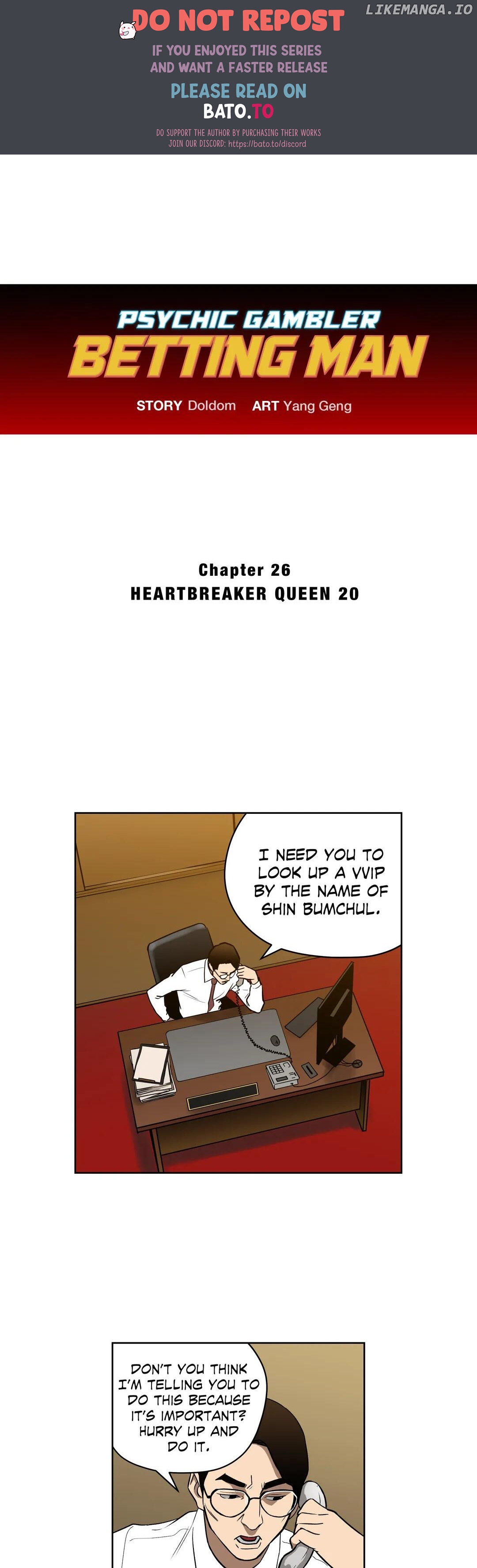 Psychic Gambler: Betting Man chapter 26 - page 1
