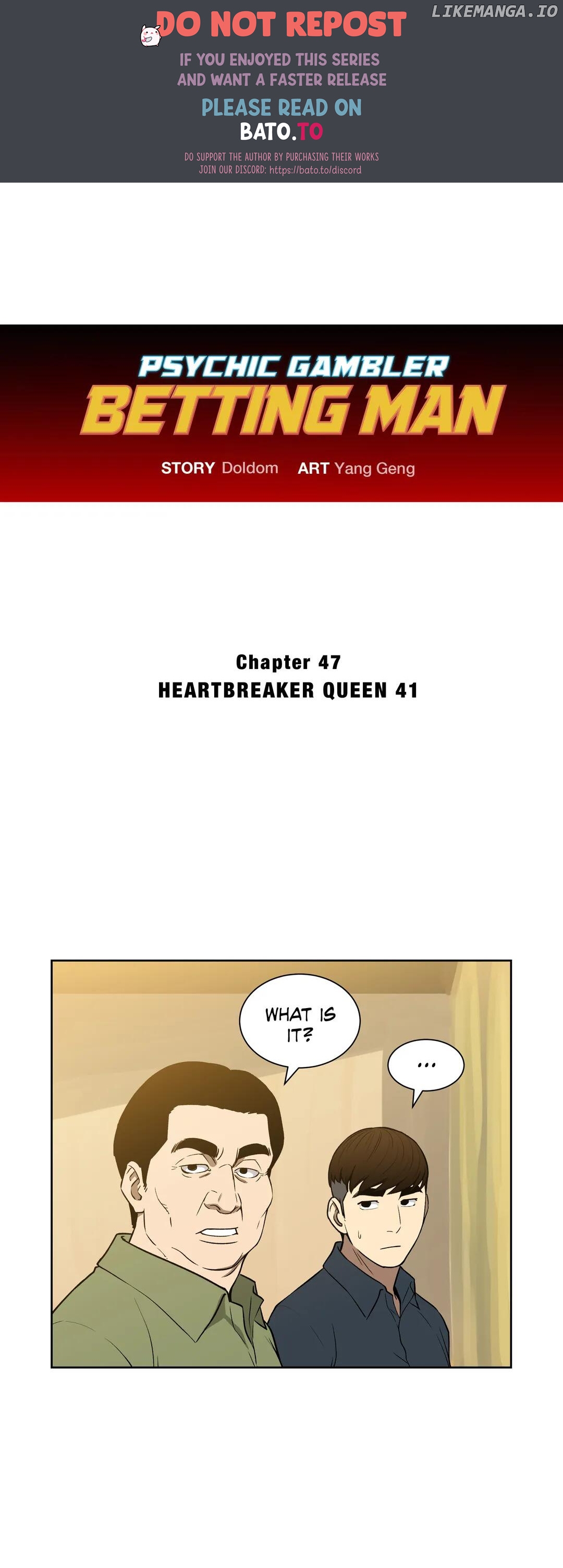 Psychic Gambler: Betting Man chapter 47 - page 1