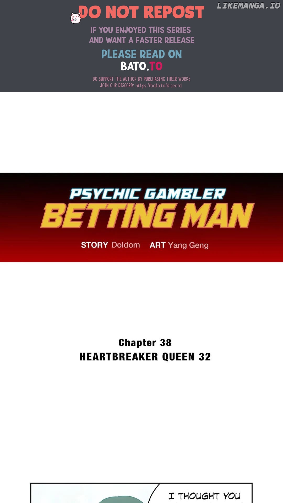 Psychic Gambler: Betting Man chapter 38 - page 1