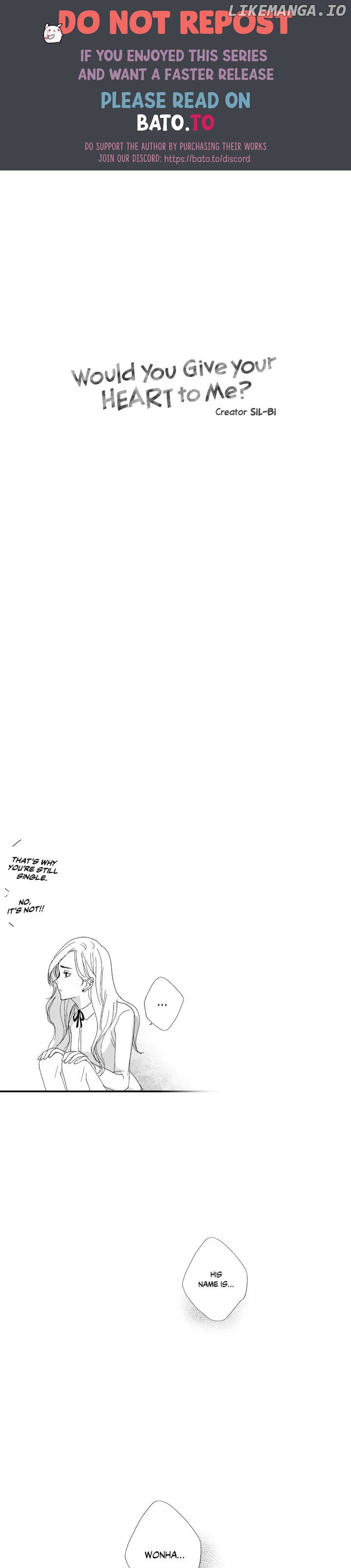 Would You Give Your Heart To Me? chapter 98 - page 1