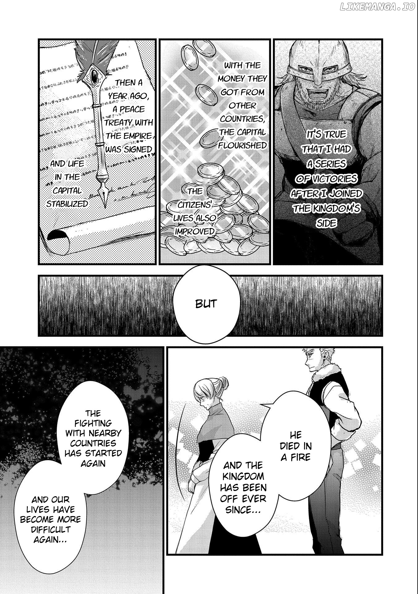 A Man Called A "war Demon" Picks Up A Daughter When He's "assassinated" By The Royal Family And Start A Slow Life Together chapter 22 - page 11