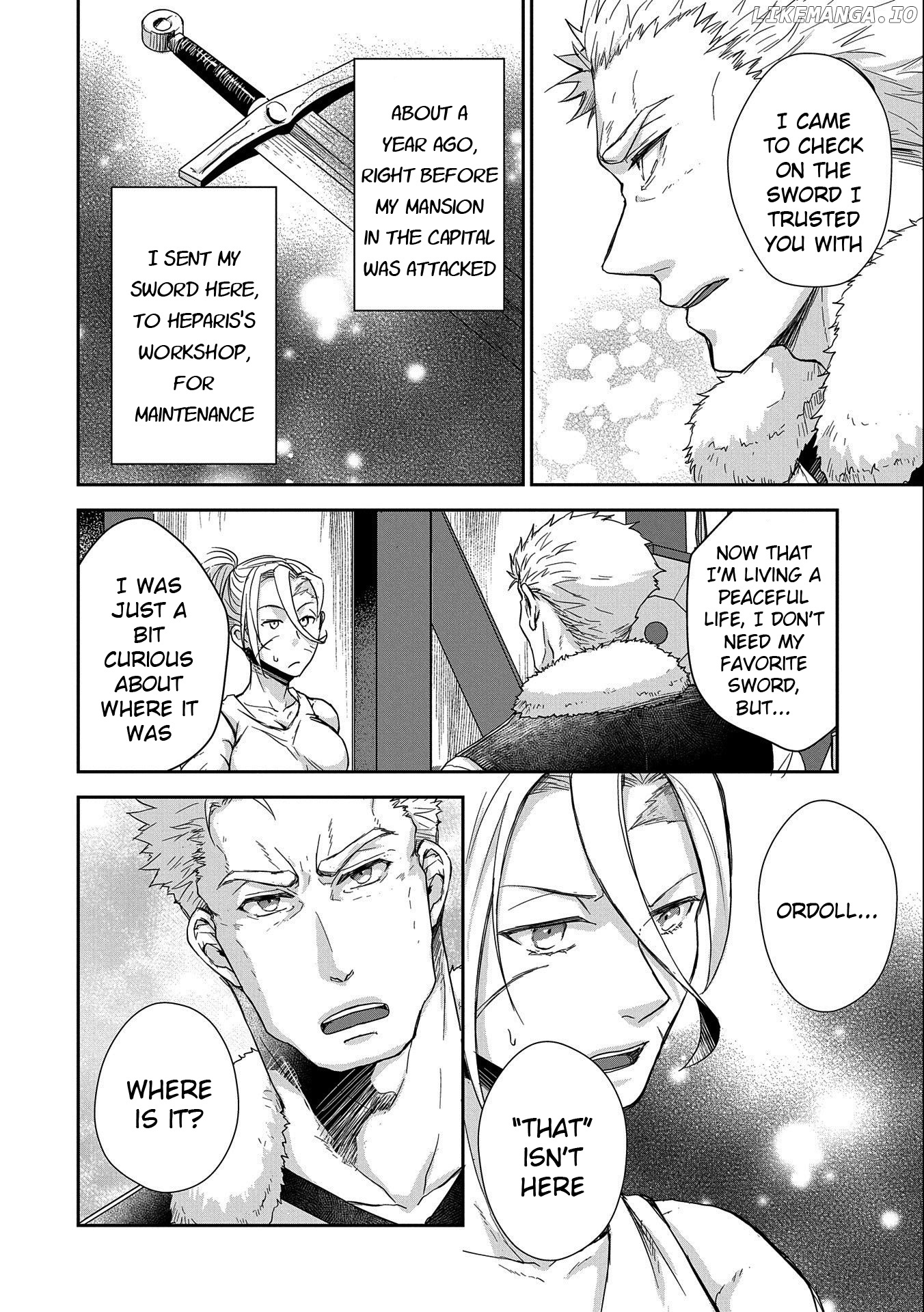 A Man Called A "war Demon" Picks Up A Daughter When He's "assassinated" By The Royal Family And Start A Slow Life Together chapter 25 - page 10