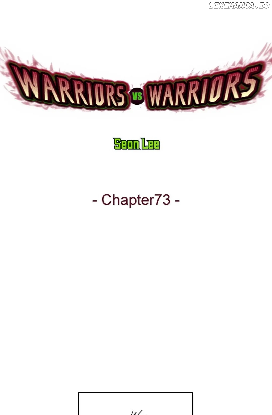Warriors Vs. Warriors Chapter 73 - page 1