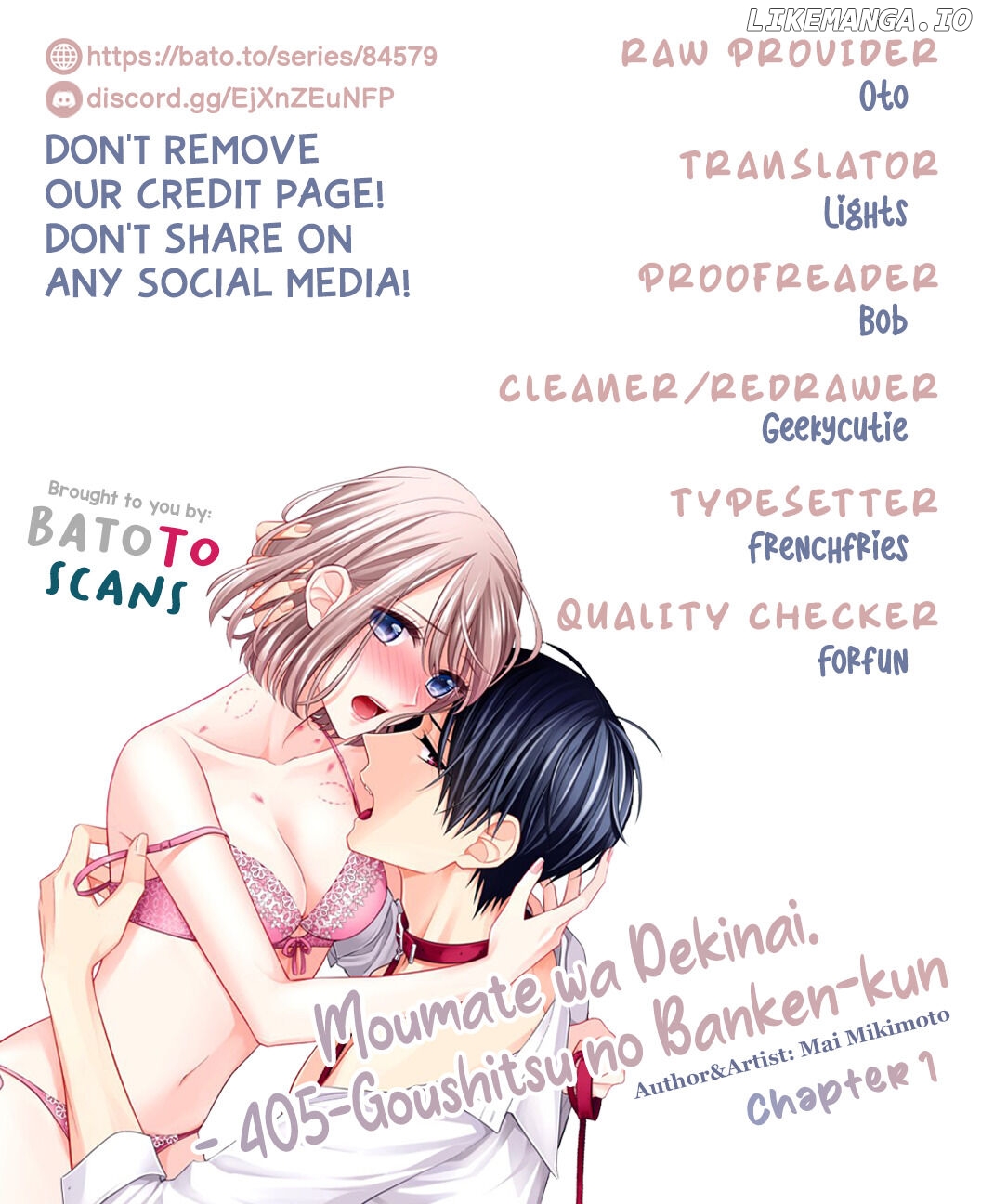 Moumate Wa Dekinai. - 405-Goushitsu No Banken-Kun chapter 1 - page 2